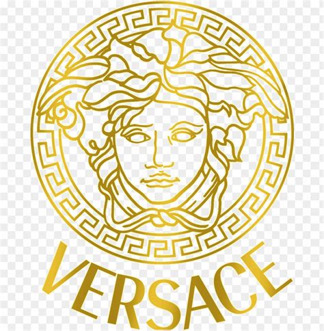 gold versace logo vector hd|versace full logo gold transparent.